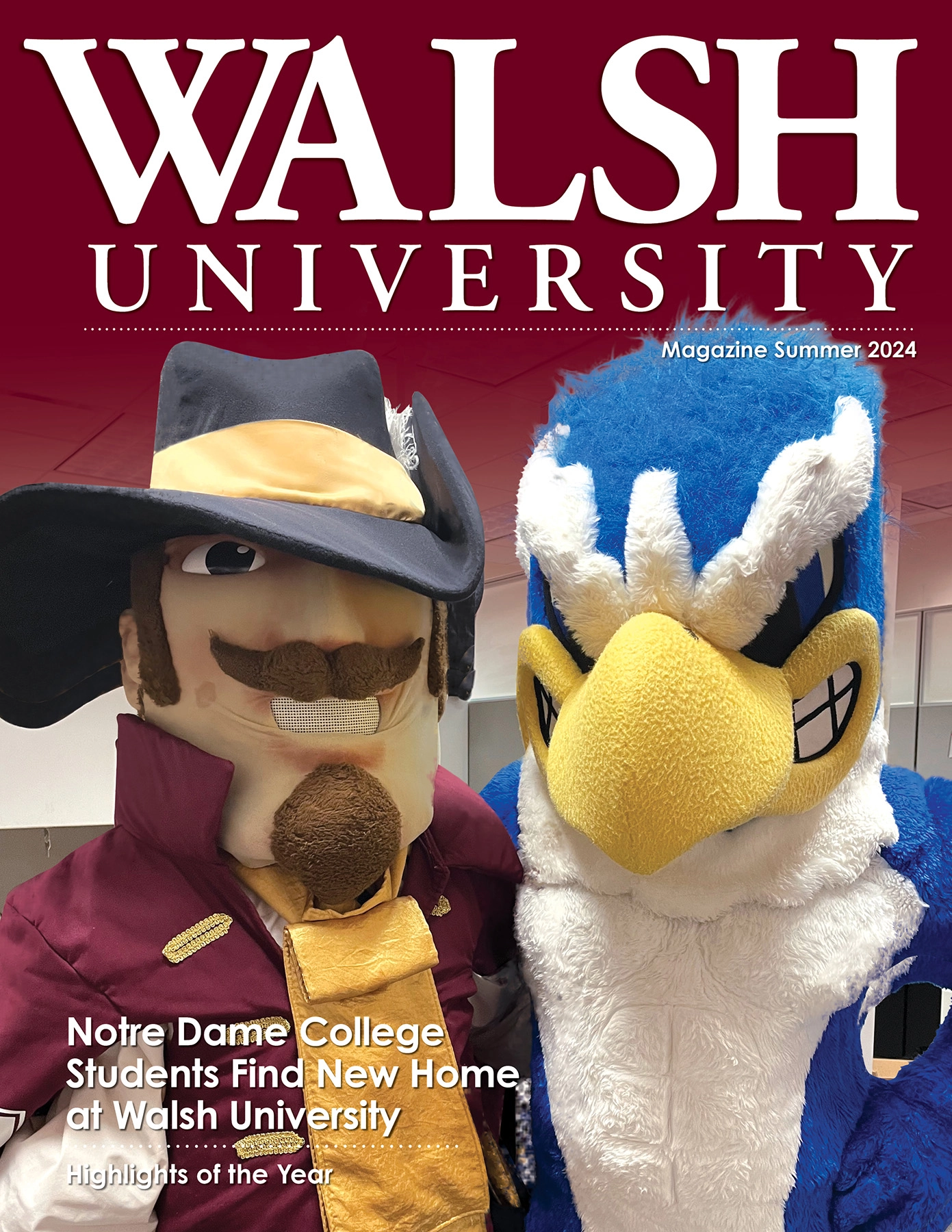 cover image Walsh University Magazine Summer 2024